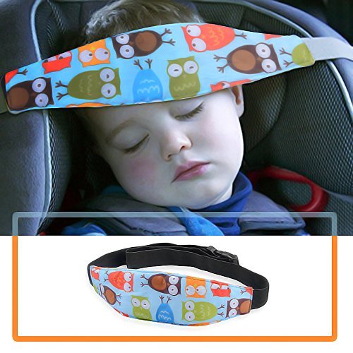 Head Support for Stroller Car Seat - Head Band Strap Headrest for Sleeping Traveling for Toddler Kids Children Child Baby Infant