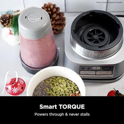 Ninja Blenders for Kitchen | Smoothie Blender, Mixer, Grinder - Premium Blending Performance for Sauces, Frozen Drinks, and More | 1200 Peak Watt Motor | SS101 Foodi Personal Smoothie Maker