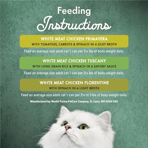 Purina Fancy Feast Wet Cat Food Variety Pack, Medleys White Meat Chicken in Sauce Collection - (Pack of 12) 3 oz. Cans