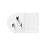 oviitech 3 Pack Grounded Outlet Wall Tap Adapter with On/Off Power Switch，Single Outlet with Switch in White