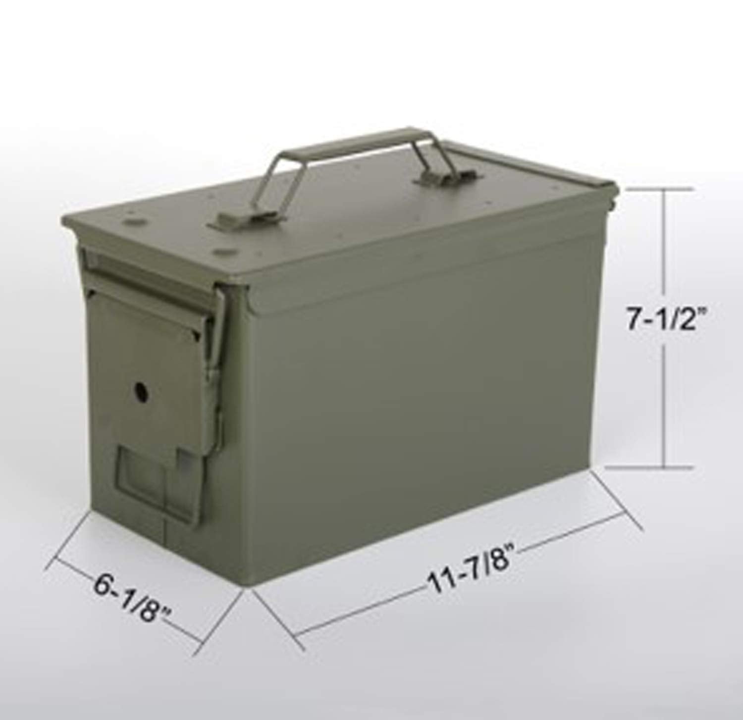 Fortress 50 Caliber Metal Ammo Can, 50 Cal