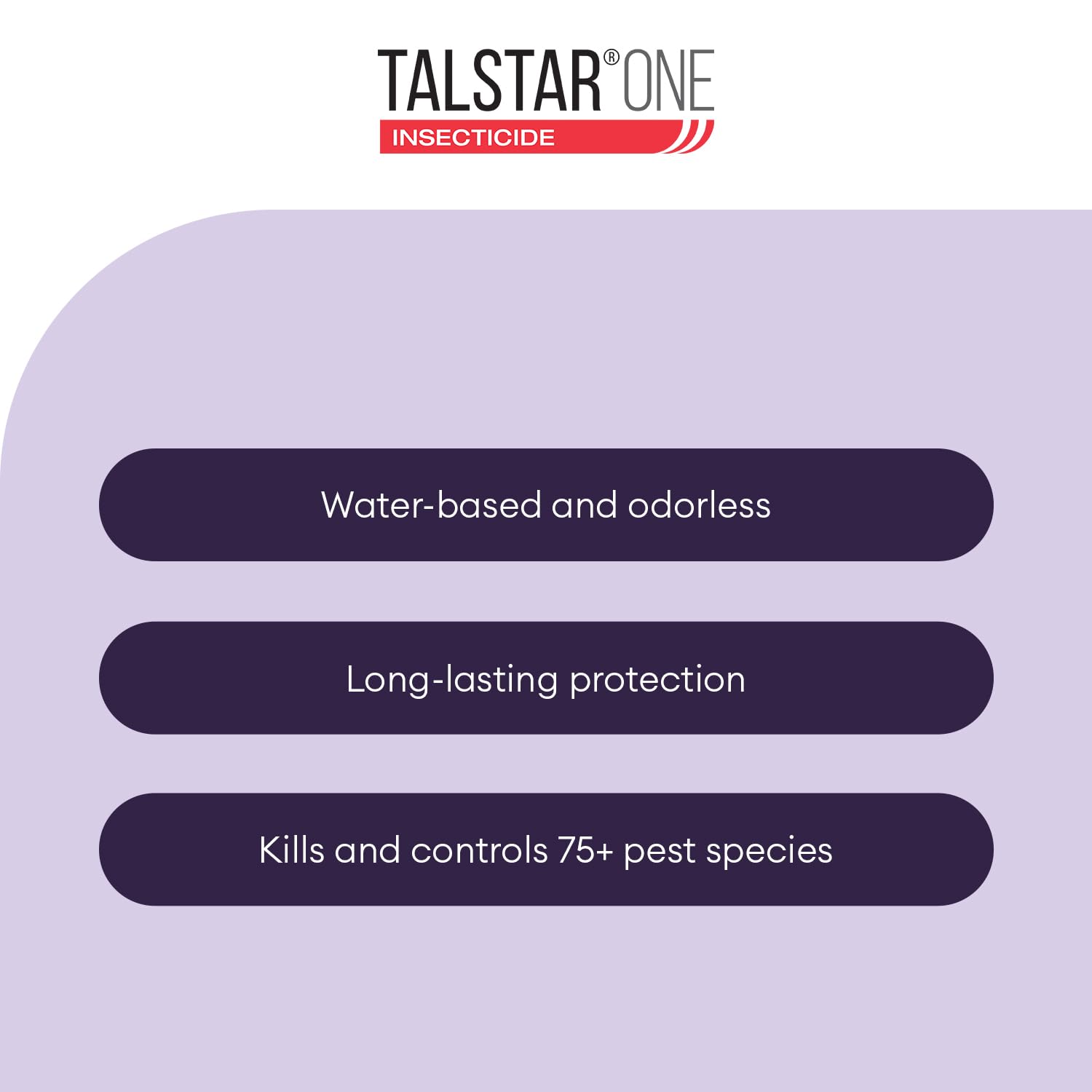 Talstar One (Bifenthrin 7.9%), Water-Based – Controls 75+ Indoor & Outdoor Pests, EPA-Approved, Yields 32–320 Gal