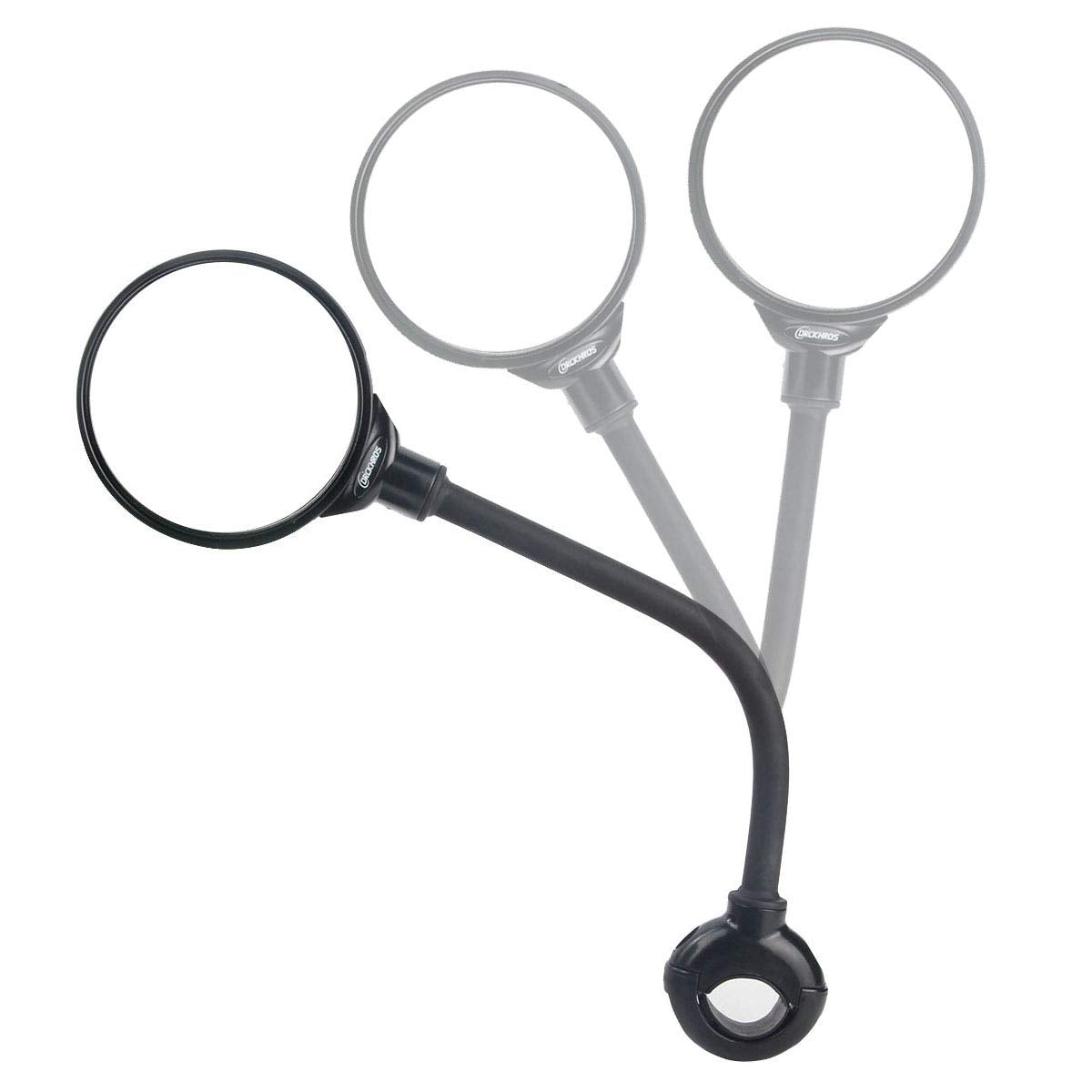 Bike Mirror Rotatable And Adjustable Wide Angle Rear View Shockproof Convex Mirror Universal For Bike Bicycle