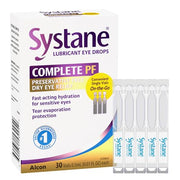 SYSTANE Complete Unit-Dose Preservative-Free Eye Drops 30ct Single-use vials for Dry Eye Relief