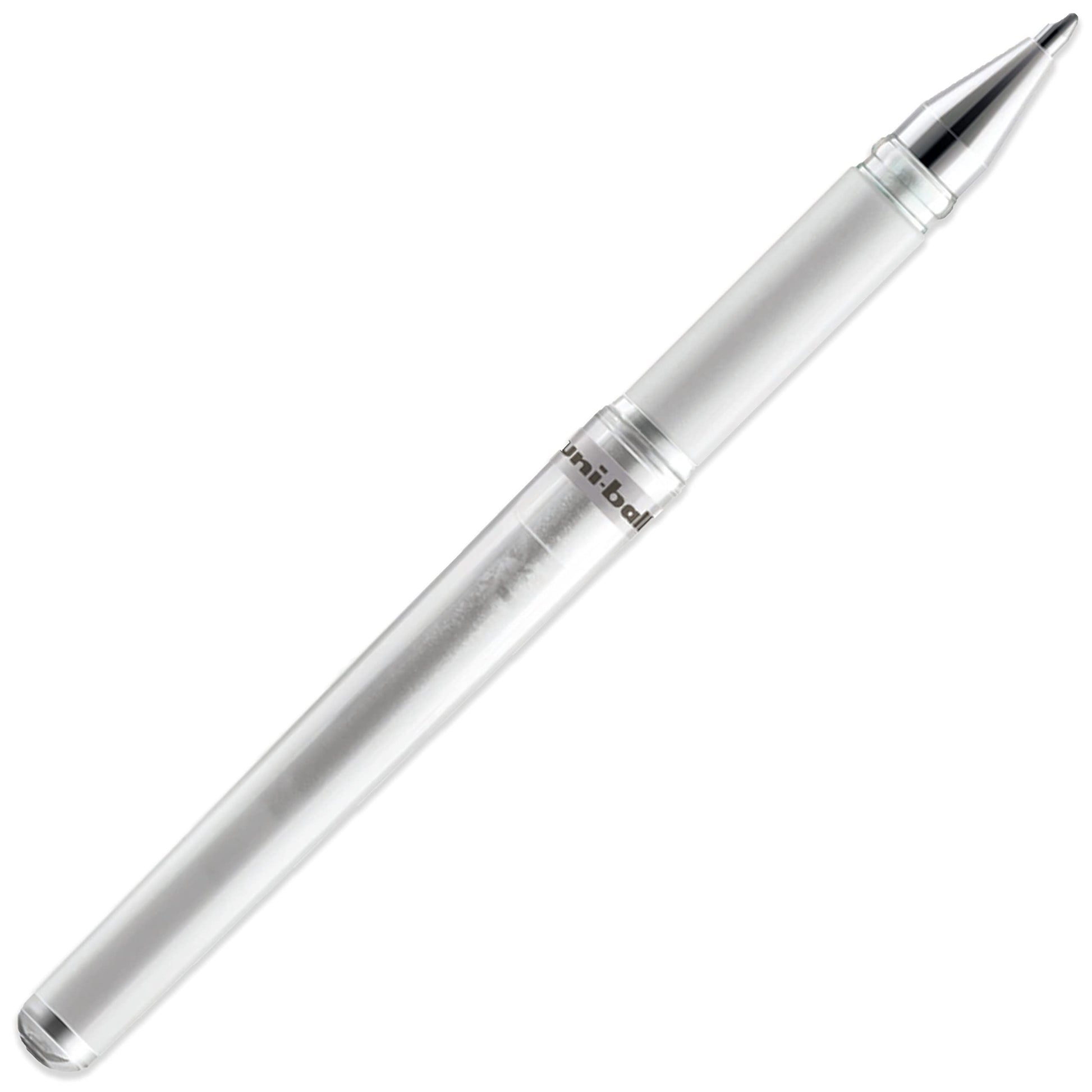 Uni-ball UM 153 Signo Broad Point Gel Pen - White - Pack of 3