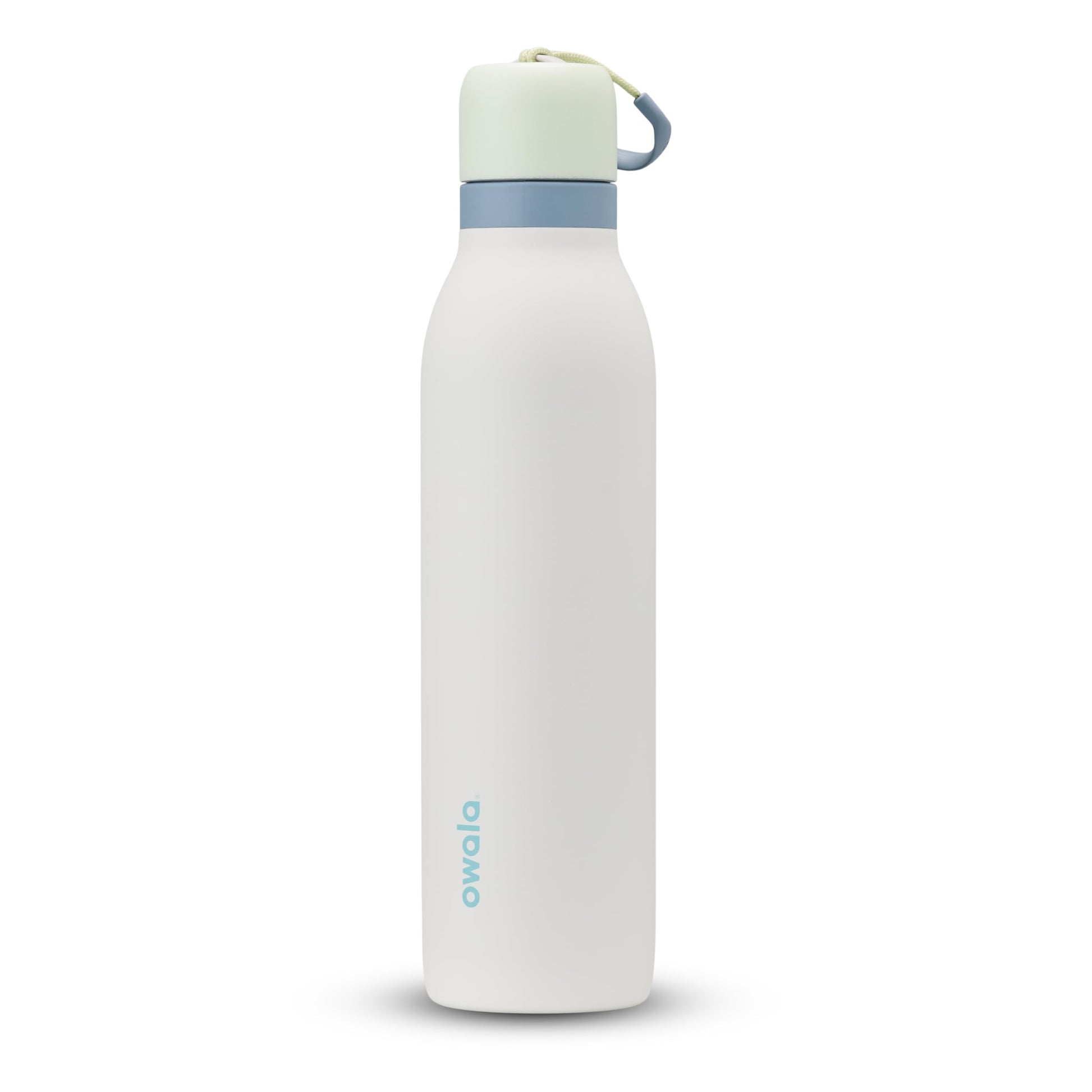 Owala FreeSip Twist Insulated Stainless Steel Water Bottle with Straw for Sports and Travel, BPA-Free, 24-oz, Blue/Green (Camo Cool)