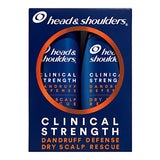 Head & Shoulders Dandruff Shampoo and Conditioner Set, Clinical Strength, Selenium Sulfide Formula, Dry Scalp Relief with Manuka Honey, Up to 100% Flake Protection, 13.5 & 9.1 Fl Oz, 2 Pack