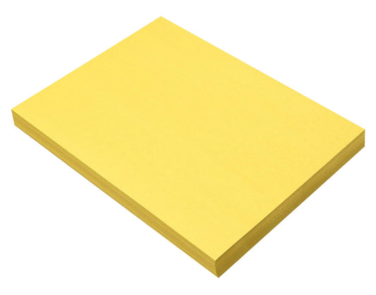 Prang (Formerly SunWorks) Construction Paper, Yellow, 9" x 12", 100 Sheets