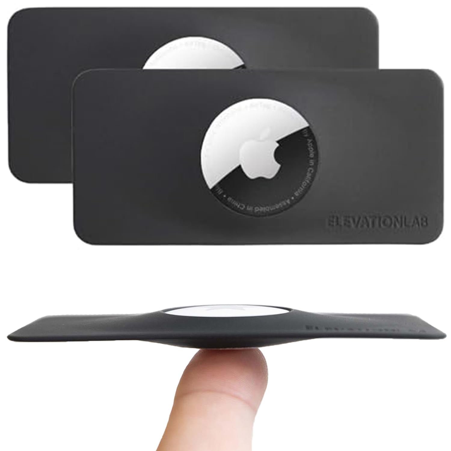 AirTag Wallet-Halter (2er-Pack) - TagVault - Der beste Weg, AirTag in Ihrer Brieftasche zu verstauen | Ultradünn, flexibel, bleibt unsichtbar, zum Patent angemeldet | Elevation Lab