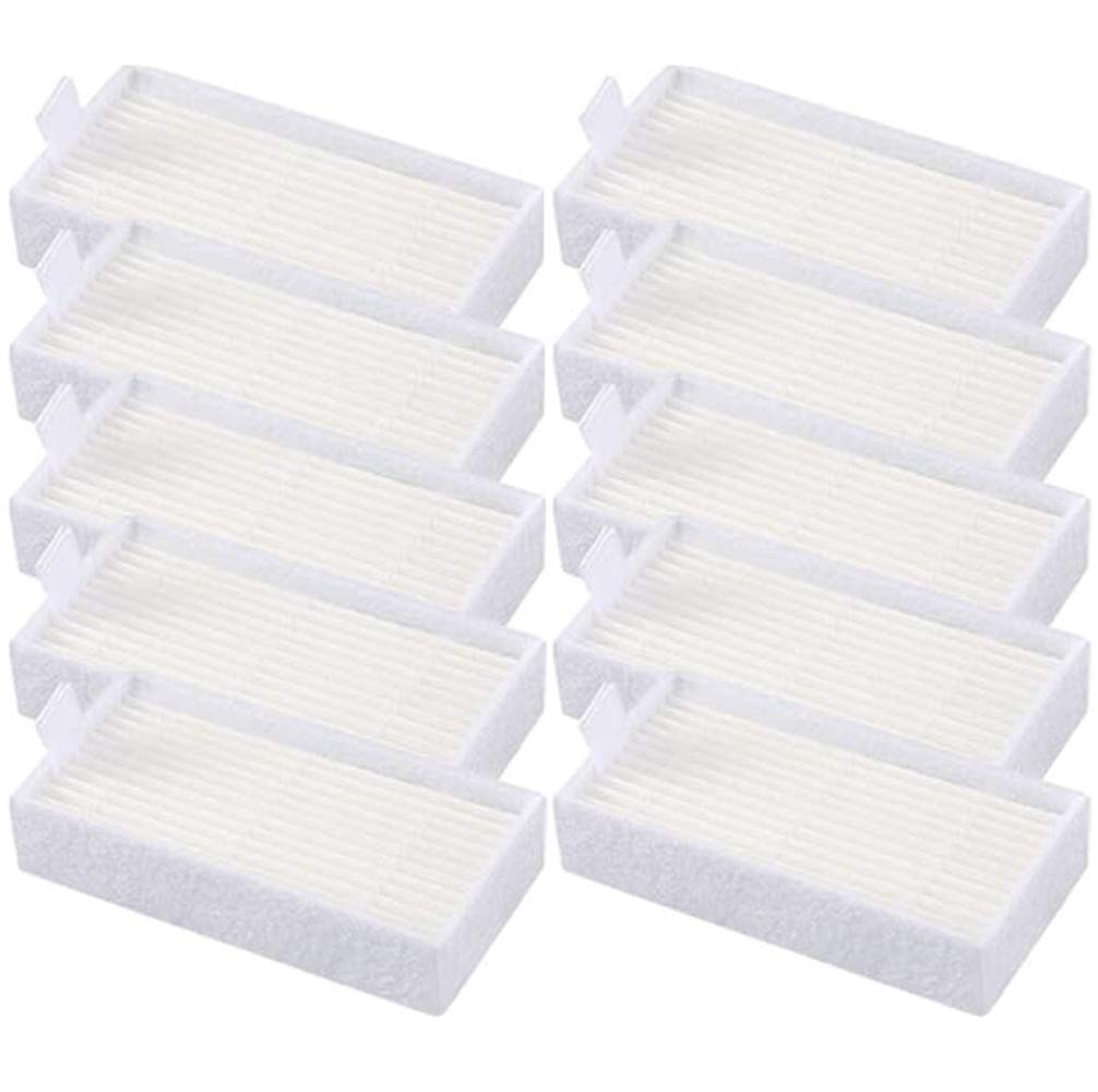 10pcs HEPA Filters Replacement for ILIFE V3s V3s pro V5 V5s V5s Pro V5s Pro 2 V5s Plus Noisz S5 Robotic Vacuum Cleaner ILIFE V3s pro Filters ILIFE Robot Vacuum Filter