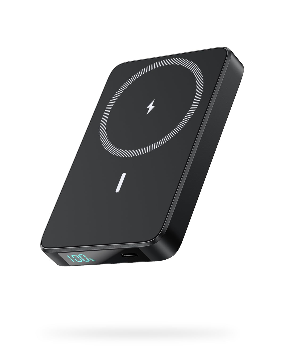 Magnetic Portable Charger Power Bank,Compact 10800mAh LCD Display Wireless Portable Charger,20W PD USB-C in&out Battery Pack Compatible with Magsafe,iPhone 16/16 Plus/16 Pro Max/15 Pro/14/13/12 Series