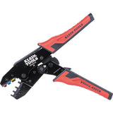 Klein Tools 3005CR Wire Crimper Tool, Ratcheting Insulated Terminal Crimper for 10 to 22 AWG Wire