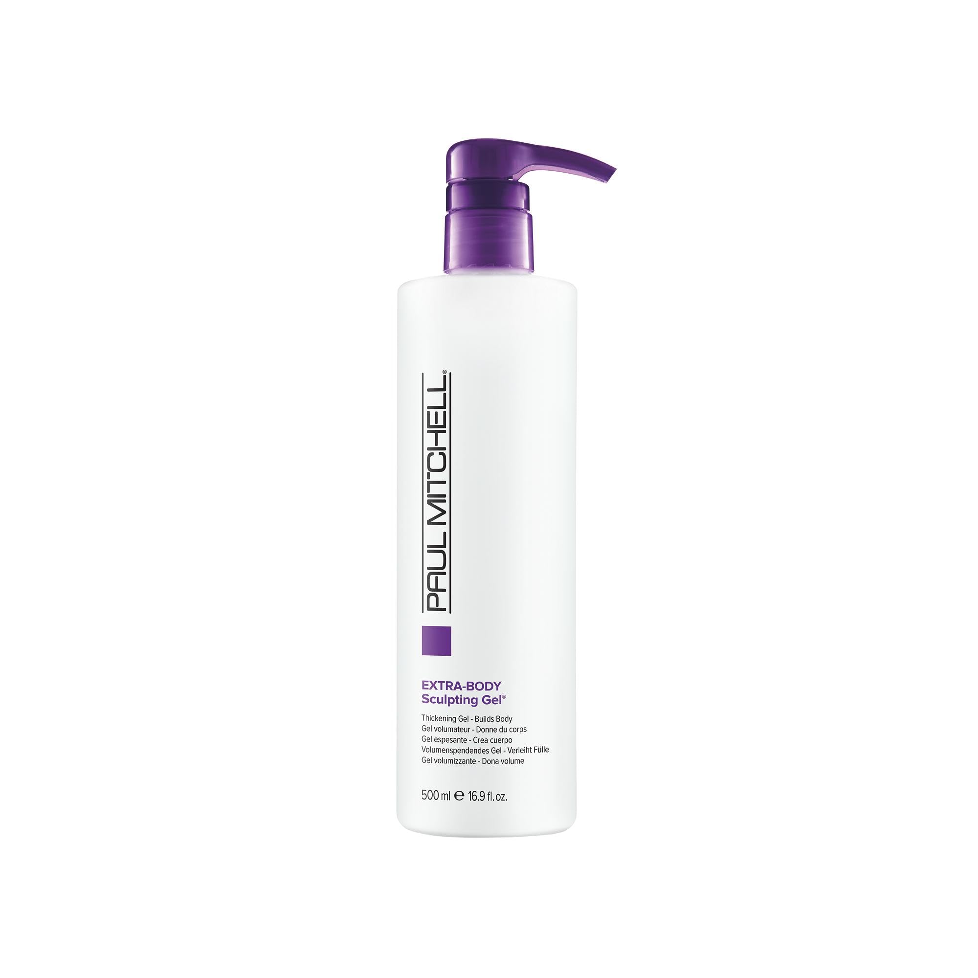 Paul Mitchell Extra-Body Sculpting Gel, Thickens + Builds Body, For Fine Hair, 6.8 fl. oz.