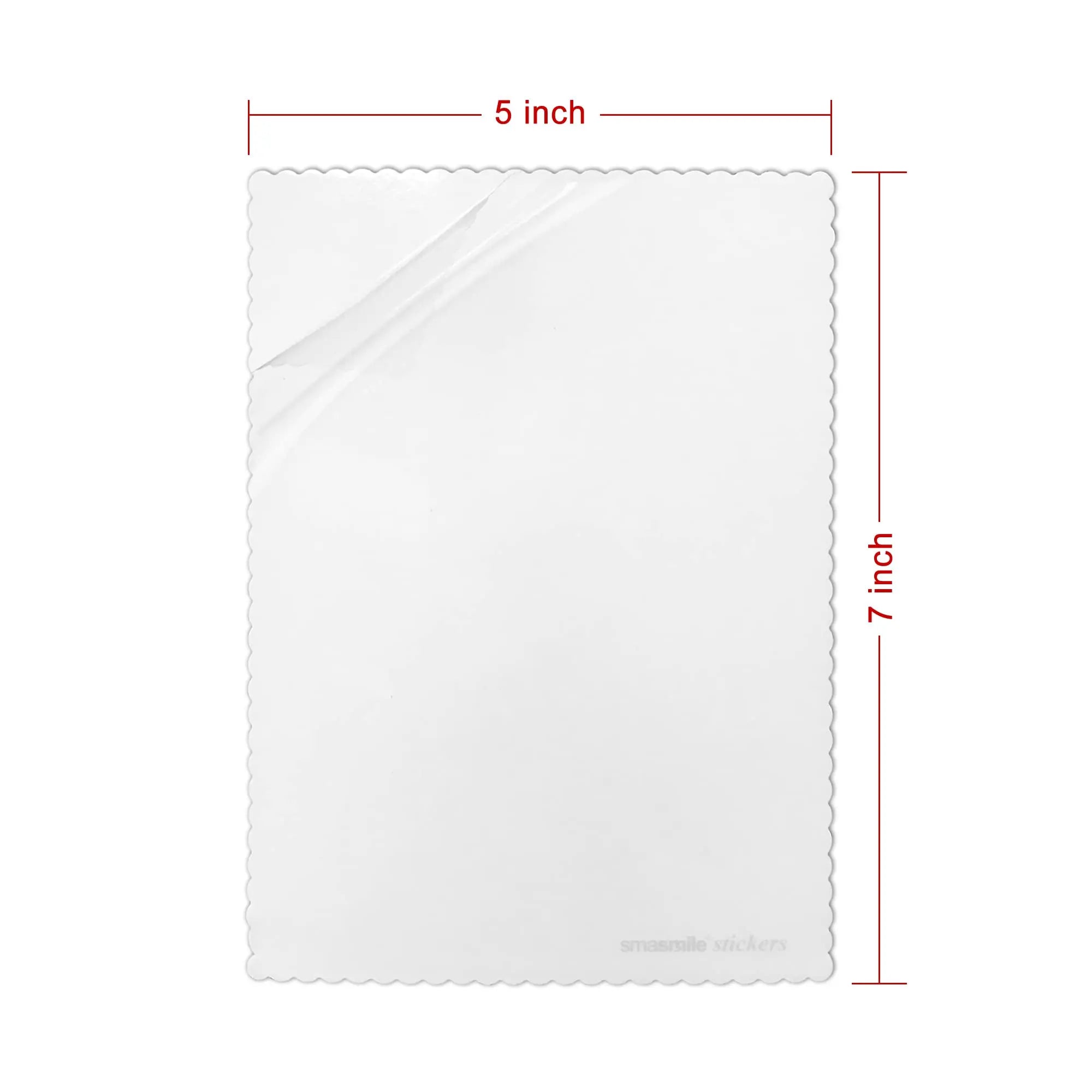 Windshield Sticker Applicator 5 Pack 5"x7" Static Cling for Stickers Easy Application, Removal and Re-Application