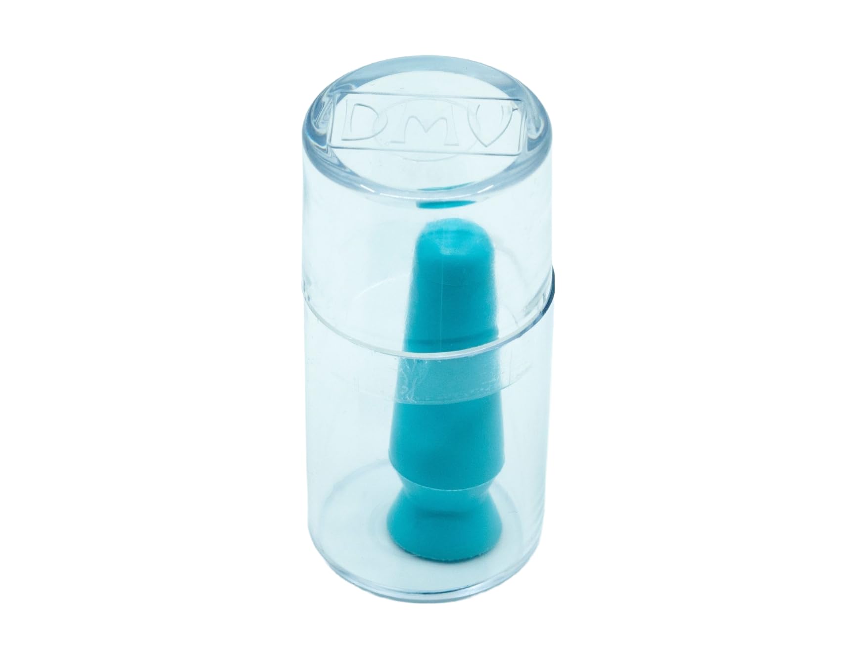 DMV Scleral Cup Large Contact Lens Handler - Inserts Scleral Contact Lenses and Prosthetic Eyes (Ventless) - Pack of 3 Light Blue