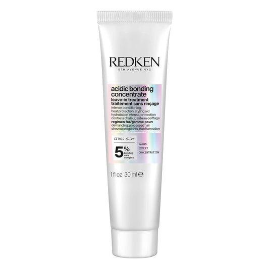 Redken Bonding Leave In Conditioner for Damaged Hair | Hair Repair | Strengthens Weak and Brittle Hair | Acidic Bonding Concentrate |For All Hair Types | 1 Fl Oz