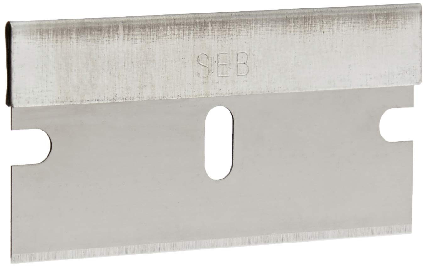 Amazon Basics Men's Single Edge Razor Blades, Clam Shell, 100-Pack
