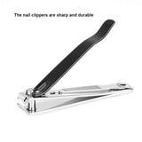 ICEYLI Large Nail Clippers Set,2 Pcs Premium Stainless Steel Fingernail & Toenail Clippers Curved Blade with Sharp and Sturdy Blade