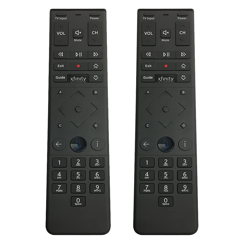 (2 Pack) Xfinity Comcast XR15 Voice Control Remote for X1 Xi6 Xi5 XG2 (Backlight)