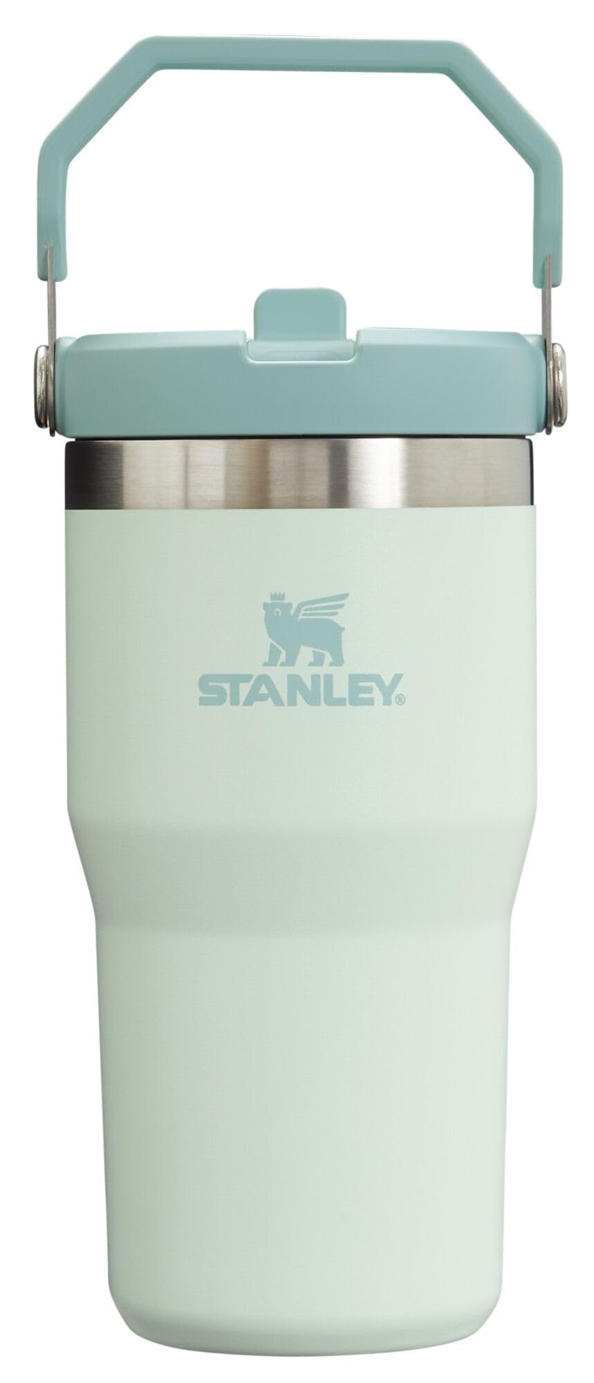 STANLEY IceFlow Stainless Steel Tumbler - Vacuum Insulated Water Bottle for Home, Office or Car Reusable Cup with Straw Leak Resistant Flip Cold for 12 Hours or Iced for 2 Days, Charcoal, 30OZ