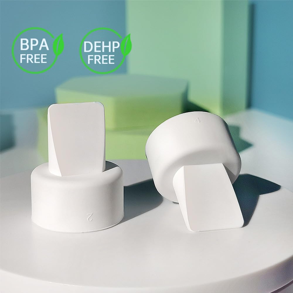 PumpMom-us Breast Pump Parts for Spectra, Replace Duckbill Valves Tubes Backflow Protector Membrane for Spectra S1 S2 9 Plus Breastpumps