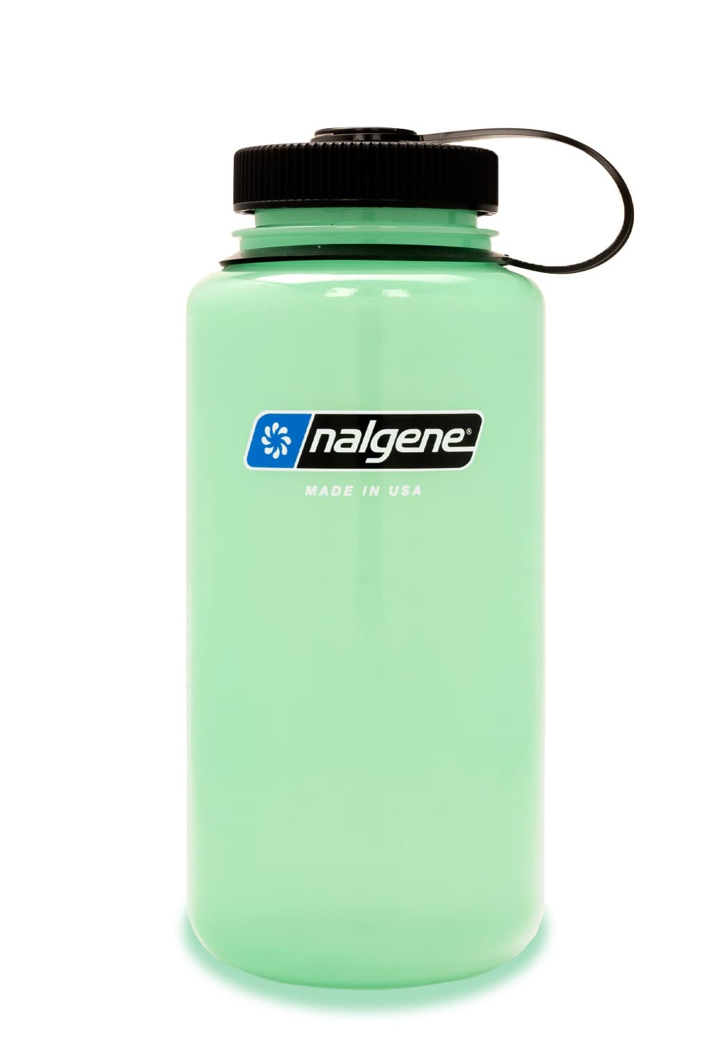 Nalgene Sustain Tritan BPA-Free Water Bottle Made with Material Derived from 50% Plastic Waste, 32 OZ, Wide Mouth, Aubergine