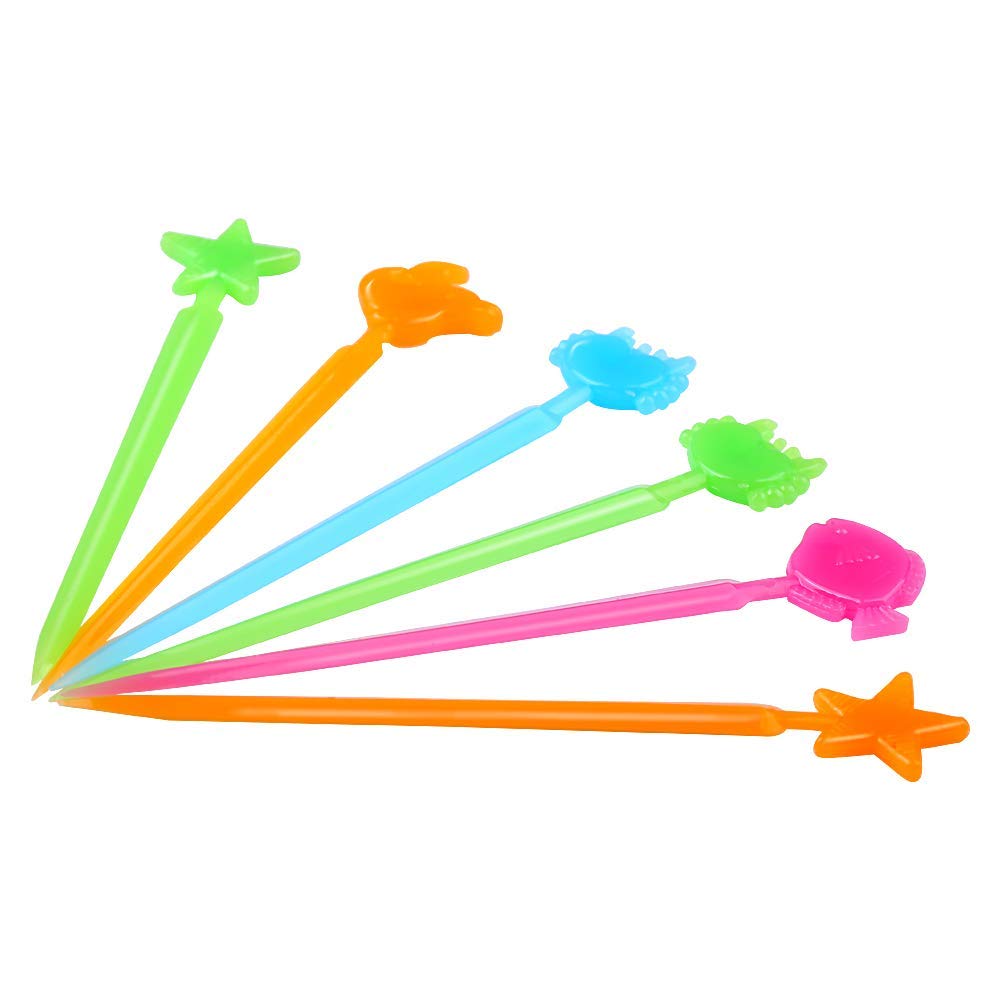 156PCS Animal Food Picks for Kids Bento Box Accessories, FATLODA Fun Kid Food Picks, Cute Fruit Toothpicks for Kids Lunch Accessories, Reusable Lunchbox Pick for Kid Toddler