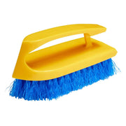 Rubbermaid Commercial Products Iron Handle Scrub Brush, 6-inches, Polypropylene Fill, Cobalt Bristles, For Hard Scrubbing on Tile/Grout/Floors/Walls/Countertops