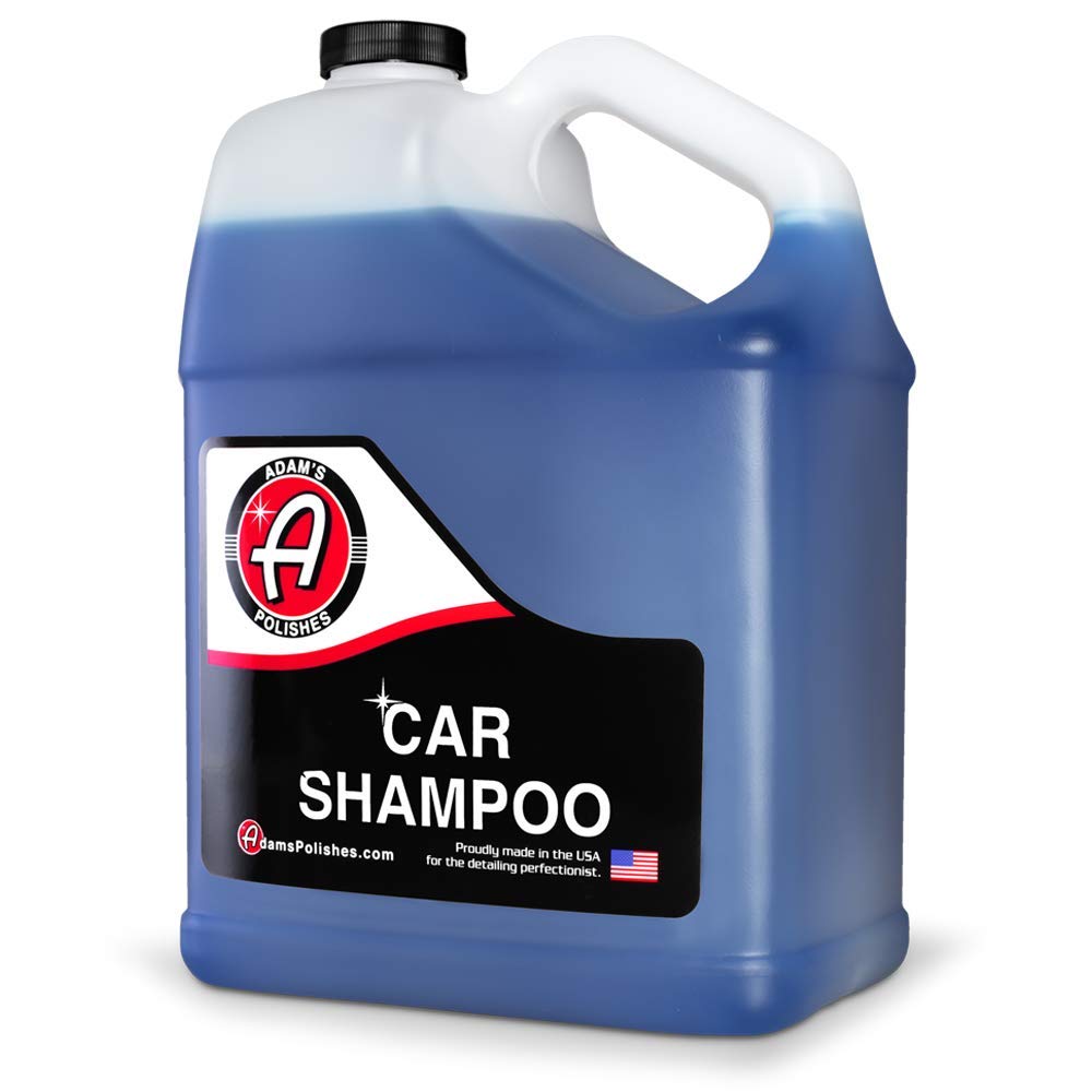 Adam's Polishes Car Wash Shampoo (16 fl. oz), pH Best Car Wash Soap For Snow Foam Cannon or Gun For Pressure Washer & 5 Gallon Bucket, Powerful Safe Spot Free Cleaning Liquid Auto Detergent