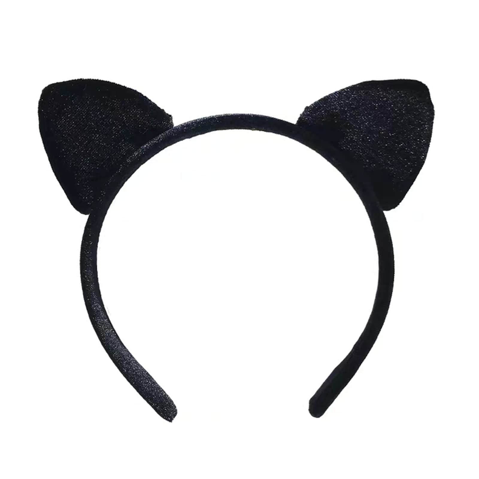 Spenlly Women Girls Cute Leopard Cat Ears Hairband Headwear for Cosplay, Halloween, and Daily Wear