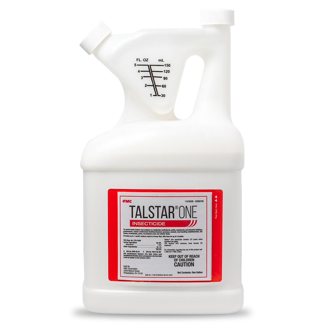 Talstar One (Bifenthrin 7.9%), Water-Based – Controls 75+ Indoor & Outdoor Pests, EPA-Approved, Yields 32–320 Gal