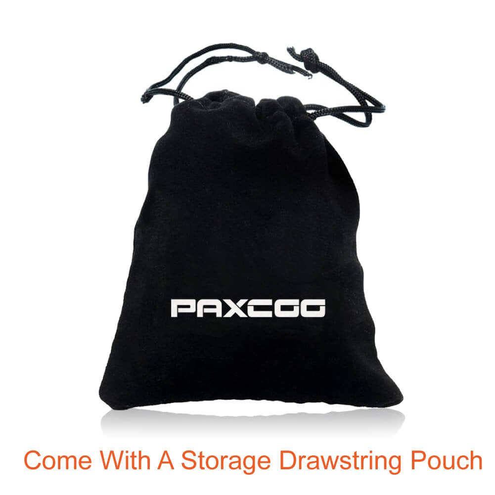 PAXCOO 10PCS Black Velvet Choker Necklaces with A Stroage Bag for Women