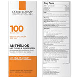 La Roche-Posay Anthelios Melt-In Milk Sunscreen SPF 100 | Sunscreen For Body & Face | Broad Spectrum SPF + Antioxidants | Oil Free Sunscreen Lotion | For Sun Sensitive Skin | Oxybenzone Free