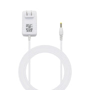 White Power Cord Replacement for Alexa Dot 3rd Gen, Dot 4th Gen, Dot 5th Gen 2022, Echo Pop 15W Power Adapter Charger