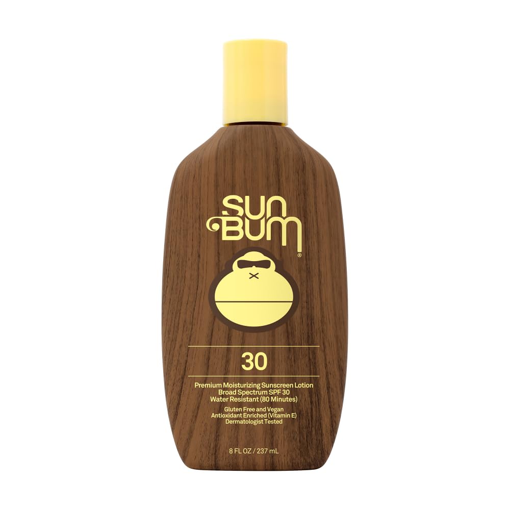 Sun Bum Original SPF 30 Sunscreen Body Lotion | Broad Spectrum Moisturizing Sunblock with Vitamin E | Hawaii 104 Act Compliant (Octinoxate & Oxybenzone Free) | 8 oz