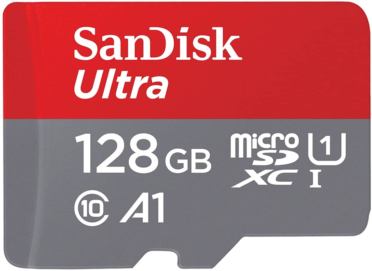 SanDisk 64GB Ultra microSDXC -I Memory Card with Adapter - 120MB/s, C10, U1, Full HD, A1, Micro SD Card - SDSQUA4-064G-GN6MA