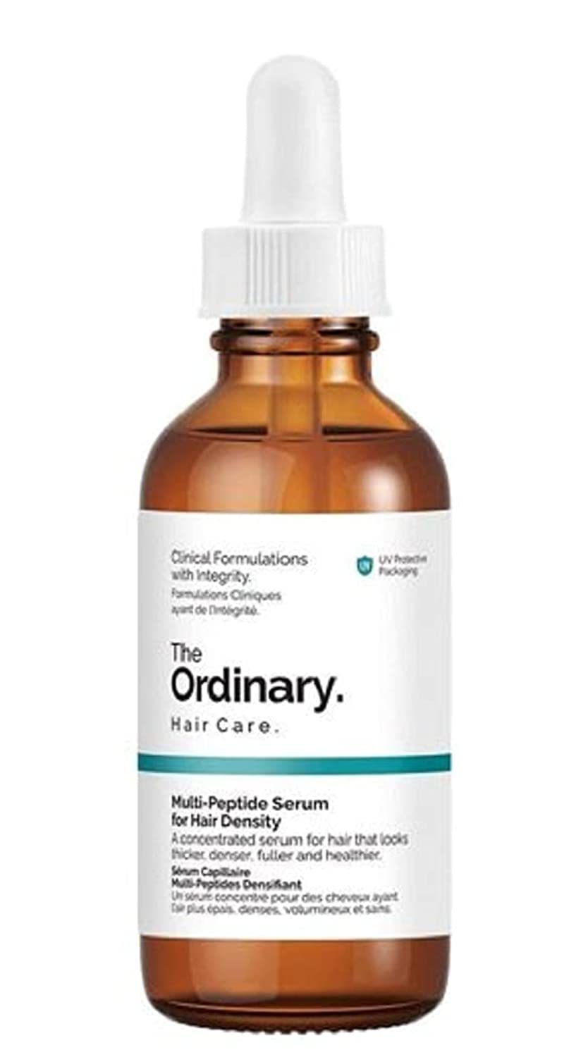 The Ordinary Multi-Peptide Serum for Hair Density, Peptide-Powered Formula for Thicker, Fuller Looking Hair, 2 Fl Oz