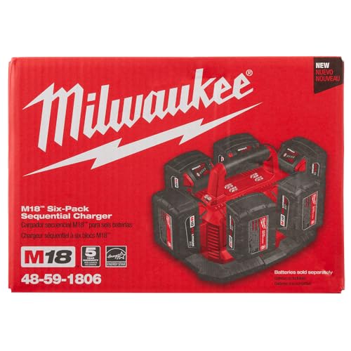 Milwaukee 48-59-1806 M18 Six Pack Sequential Charger