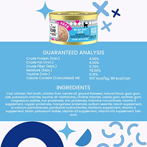 I AND LOVE AND YOU, Cat Food Variety, 3 Ounce, 12 Pack