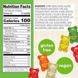 Snak Club Tajin Gummy Bears, Assorted Fruit Candy Gummies with Chili and Lime Seasoning, Mild, Gluten-Free and Vegan Snacks, 9 oz Resealable Bag