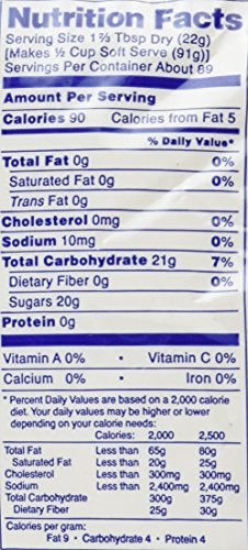 Dole Soft Serve Mix pineapple, 4.40 lbs