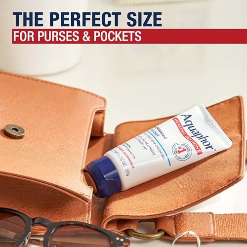 Aquaphor Healing Ointment - Travel Size Protectant for Cracked Skin - Dry Hands, Heels, Elbows, Lips, Packaging May Vary, 1.75 Ounce (Pack of 3)