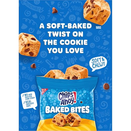 CHIPS AHOY! Baked Bites, Blondie, 5-1.5 oz Snack Packs (5 Bites per Pack)