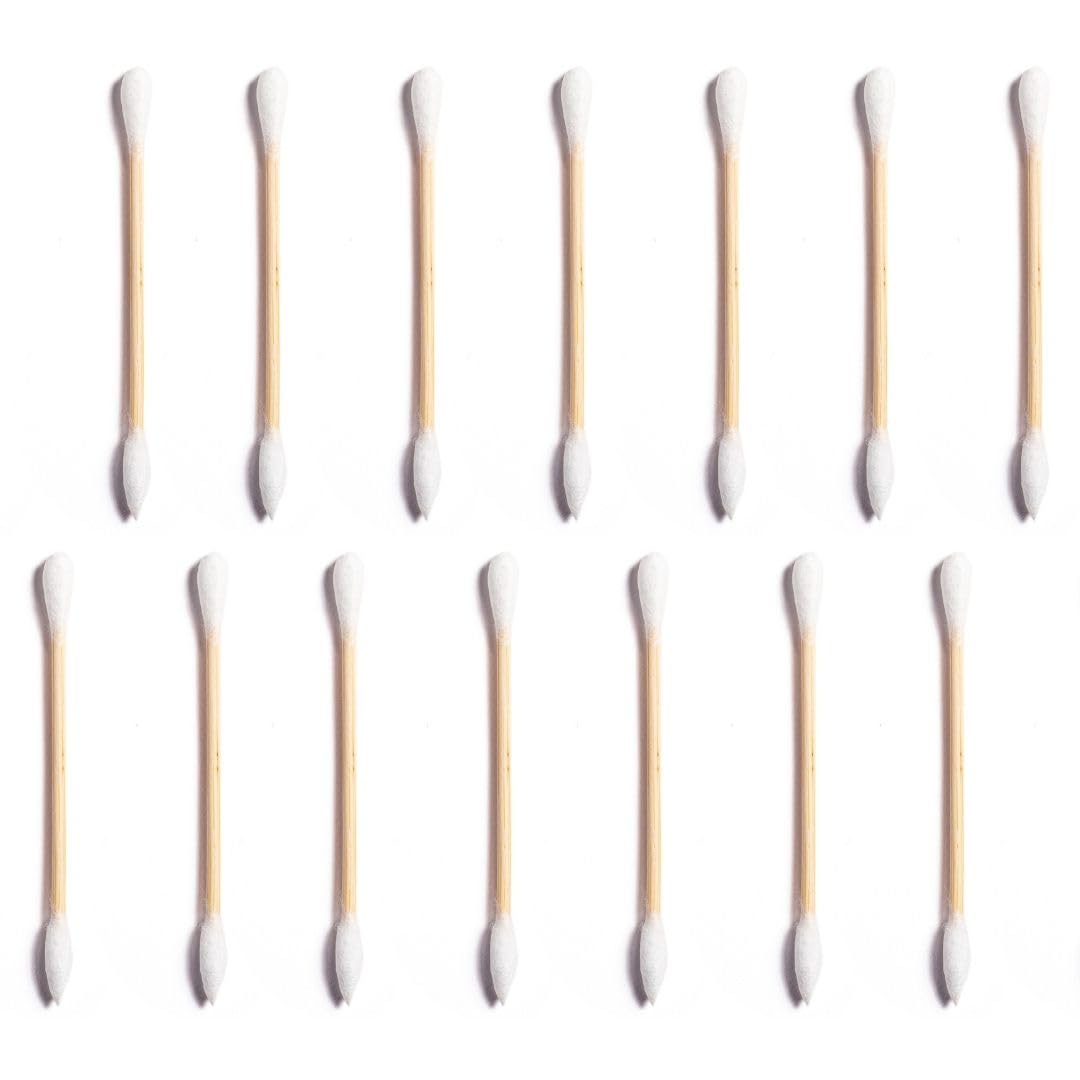 Clean Skin Club Clean Swabs | 500CT | One Pointed Tip | Biodegradable + Organic Cotton & Bamboo | Makeup & Nail Polish Touch-ups | Chlorine-Free & Hypoallergenic (500 Count)