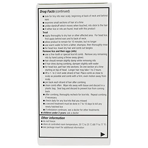 Mata Piojos, Lice and Nit Treatment Shampoo, For Kids and Adults, 2 FL Oz, Bottle