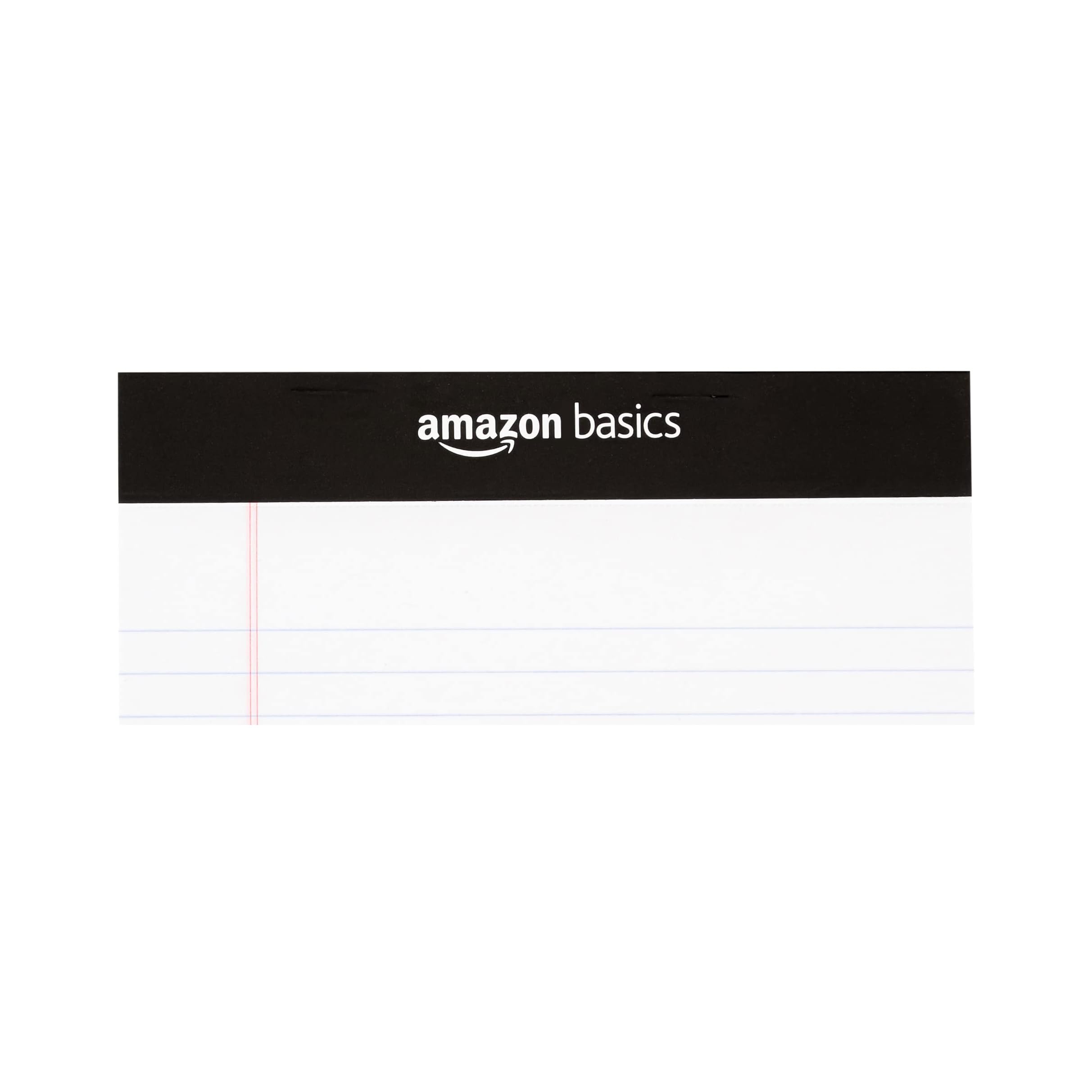 Amazon Basics Narrow Ruled Lined Writing Note Pad, 5 inch x 8 inch, Canary, 600 Count (12 Packs of 50)