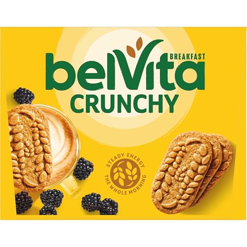 belVita Breakfast Bars Biscuits, Cinnamon Brown Sugar, Value Pack, 12 Packs (4 Biscuits Per Pack)