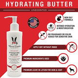 Warren London Hydrating Butter Leave In Pet Conditioner for Dogs | Lotion Skin and Coat Aloe Puppy & Dog Hair Detangler, Dry Skin, Fur Dandruff Use After Shampoo Bathing Made in USA Guava 8oz