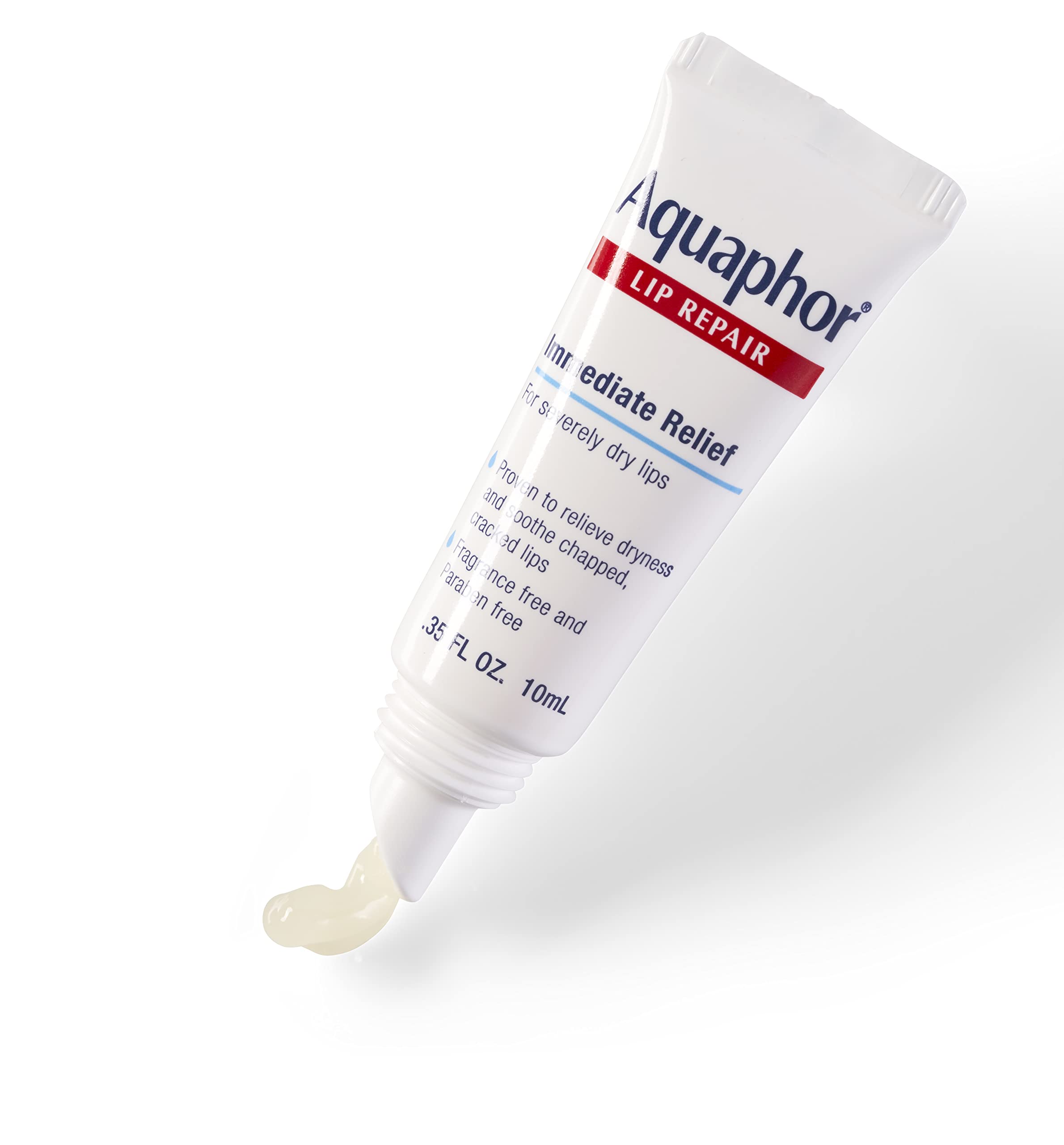 Aquaphor Lip Repair Ointment, Moisturizing Lip Balm Pack, Relieves Dryness, 0.35 Tube, Pack of 2
