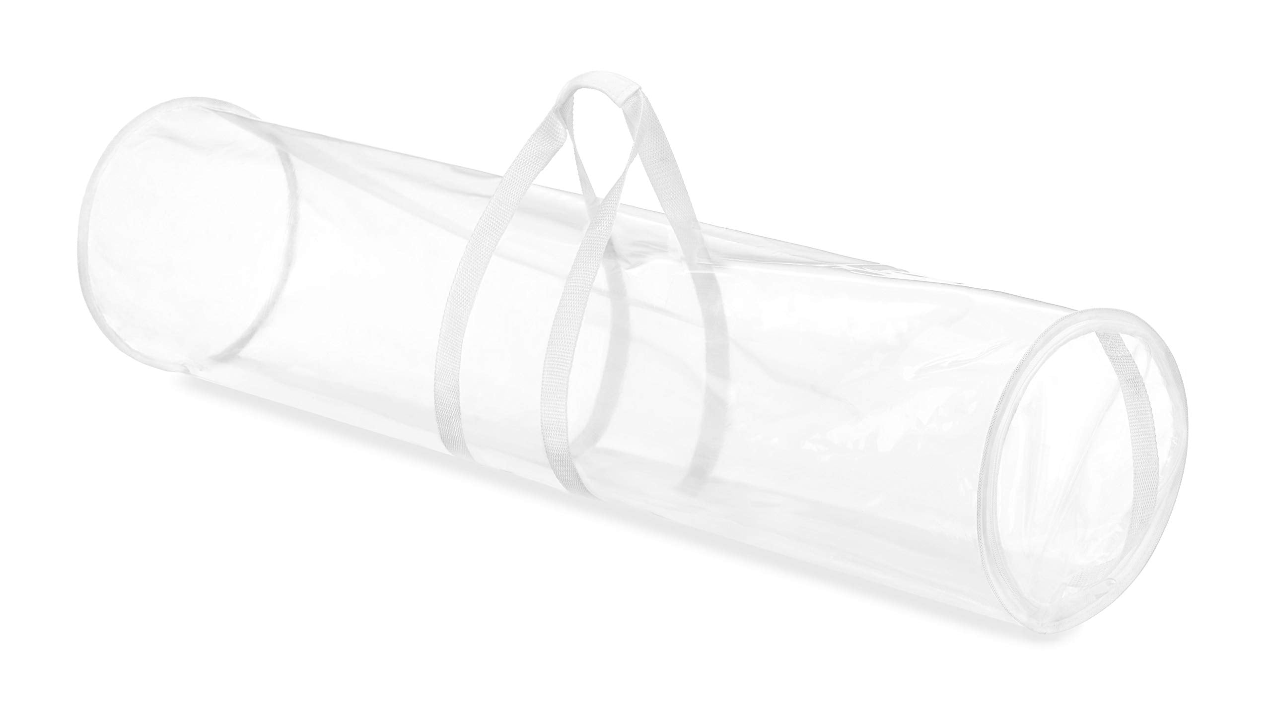 Whitmor 6044-4924 Clear Gift Wrap Organizer - Zippered Storage for 25 Rolls